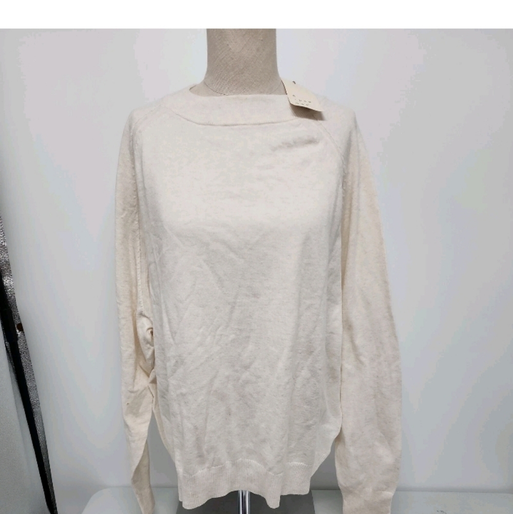 NEW Size XXL A New Day Lightweight Sweater Ivory Womens 2XL Pullover 2021
